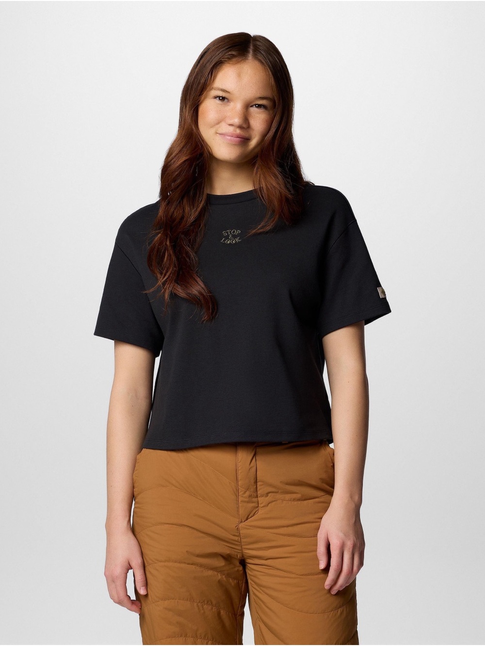 Columbia Women's Wallowa Cropped Graphic T-Shirt